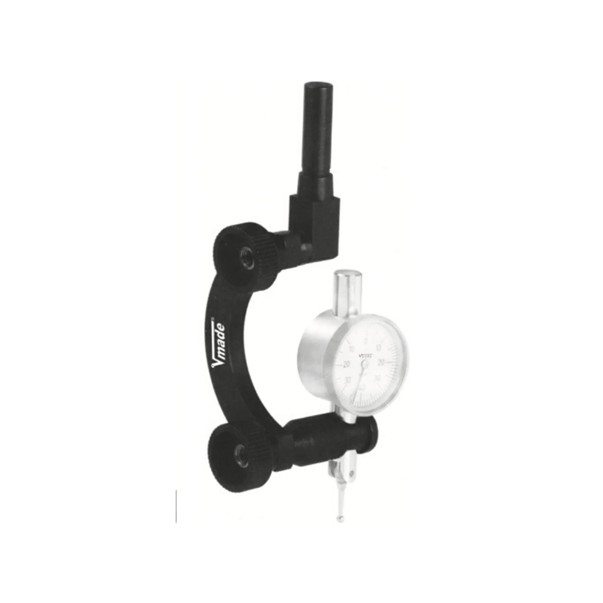 Supports de centrage pour comparateurs et guidage à queue d'aronde