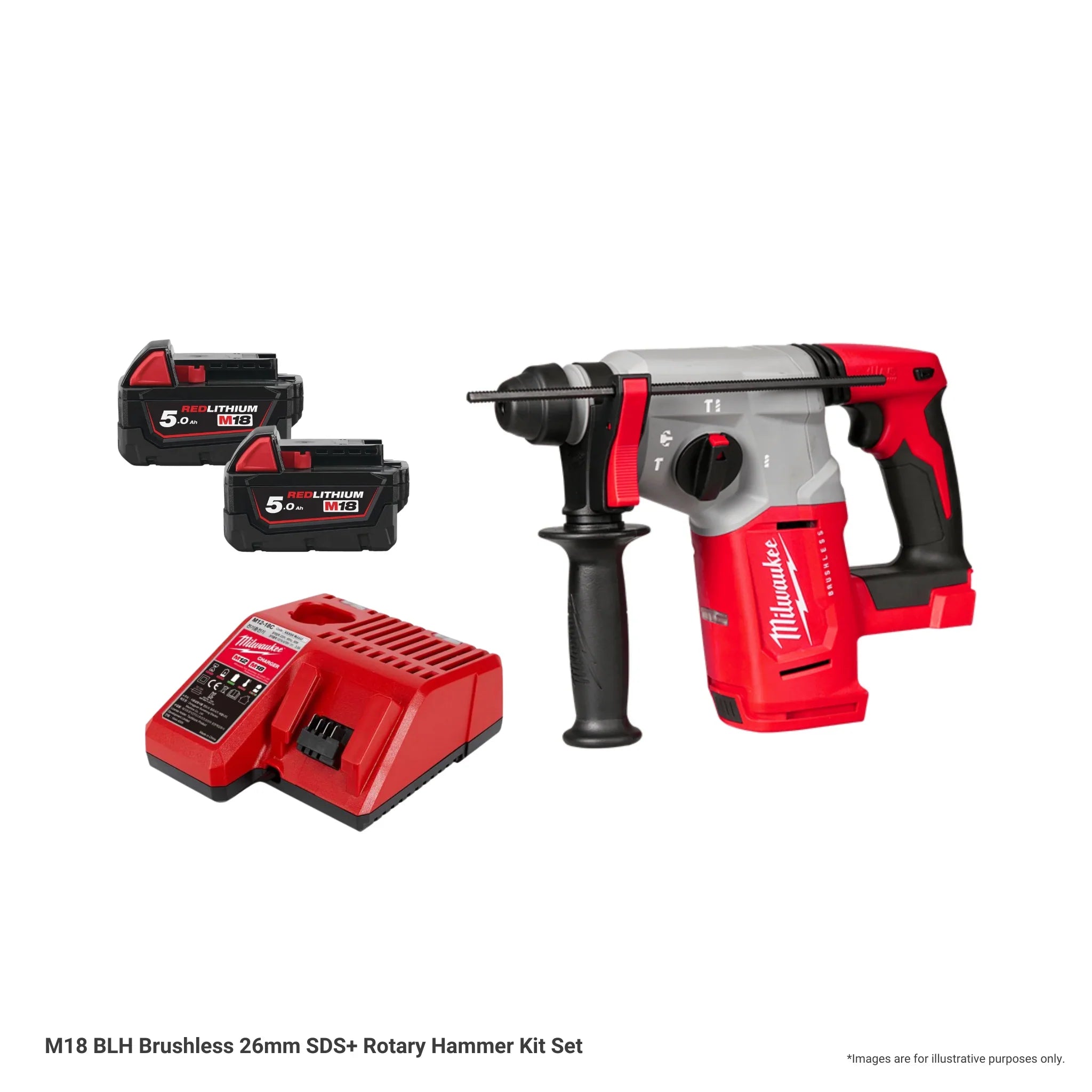 Brushless 26mm SDS+ Rotary Hammer, Cordless 18V