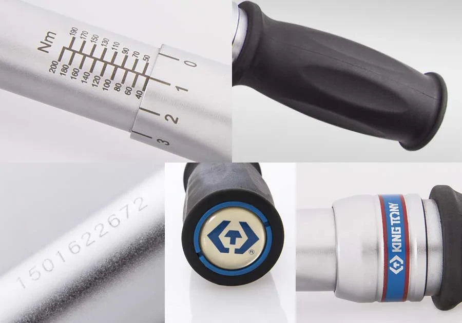 Adjustable Torque Wrench, Nm, Drive sizes 1/2" to 1"