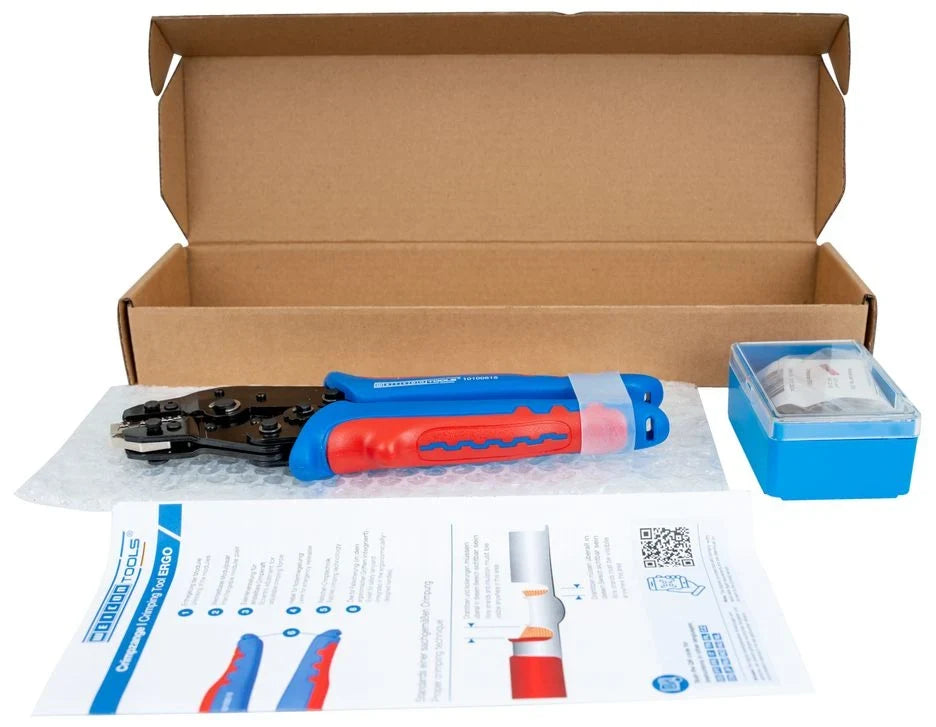 WEICON Multi-Crimp MC4 Modular Ratchet Crimping Tool (3-Module Set)
