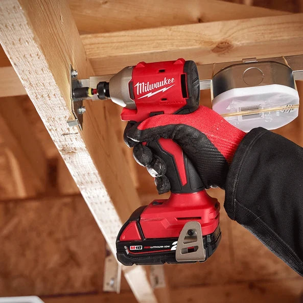 Brushless Impact Driver Kit Set, Cordless 18V