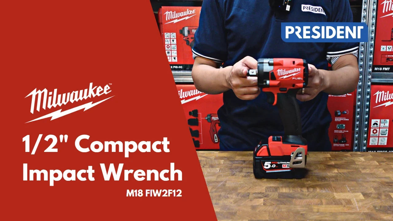 Flange Securing is a breeze with Milwaukee M18 1/2" Compact Impact Wrench