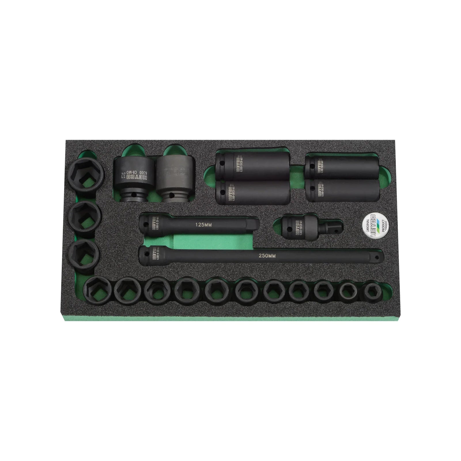 IMPACT 1/2" Socket Set, 6 points