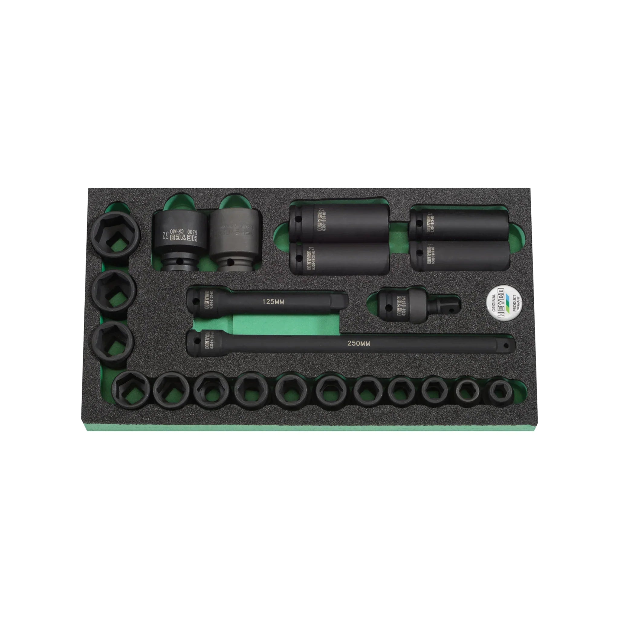 IMPACT 1/2" Socket Set, 6 points