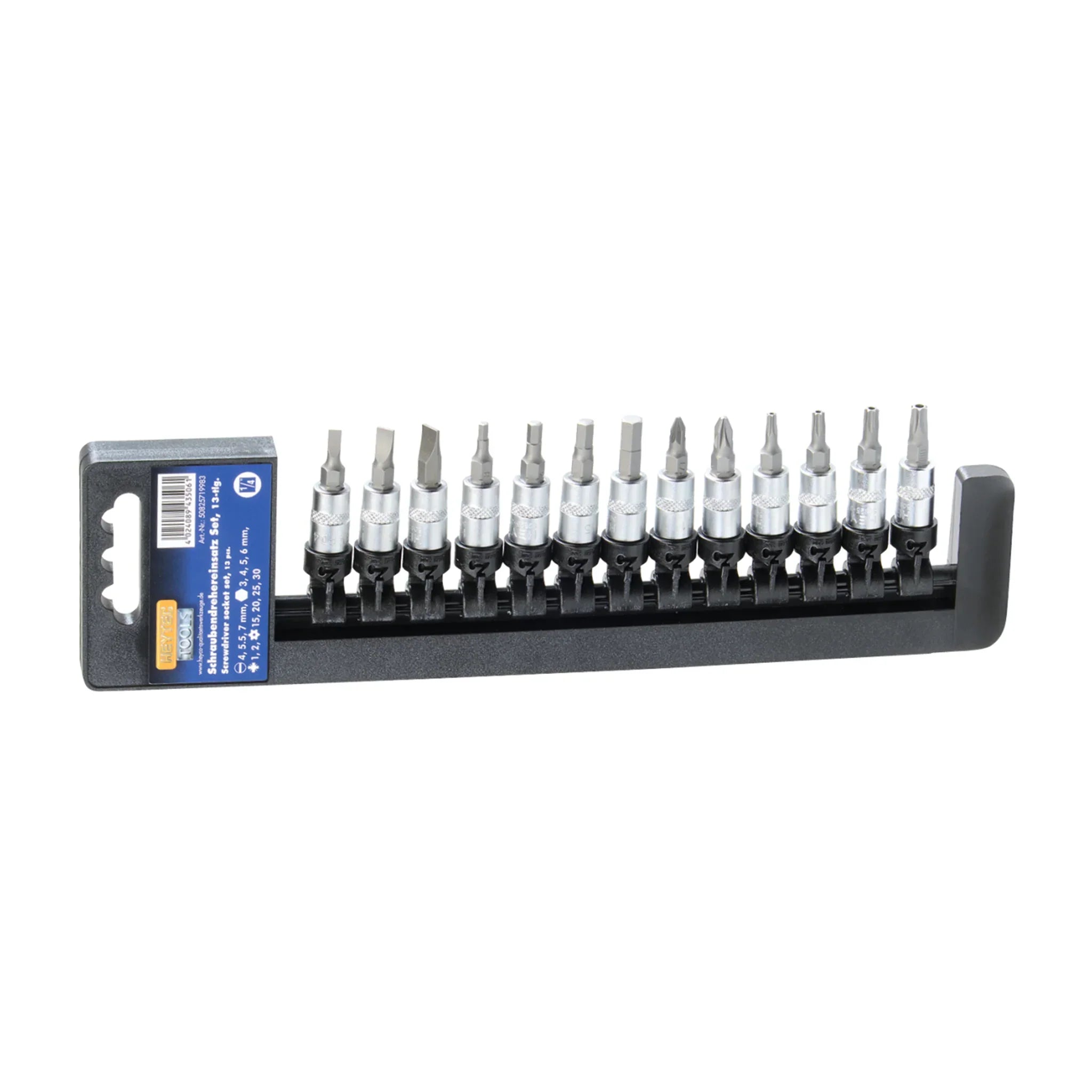 Screwdriver Socket Set, 13 pcs