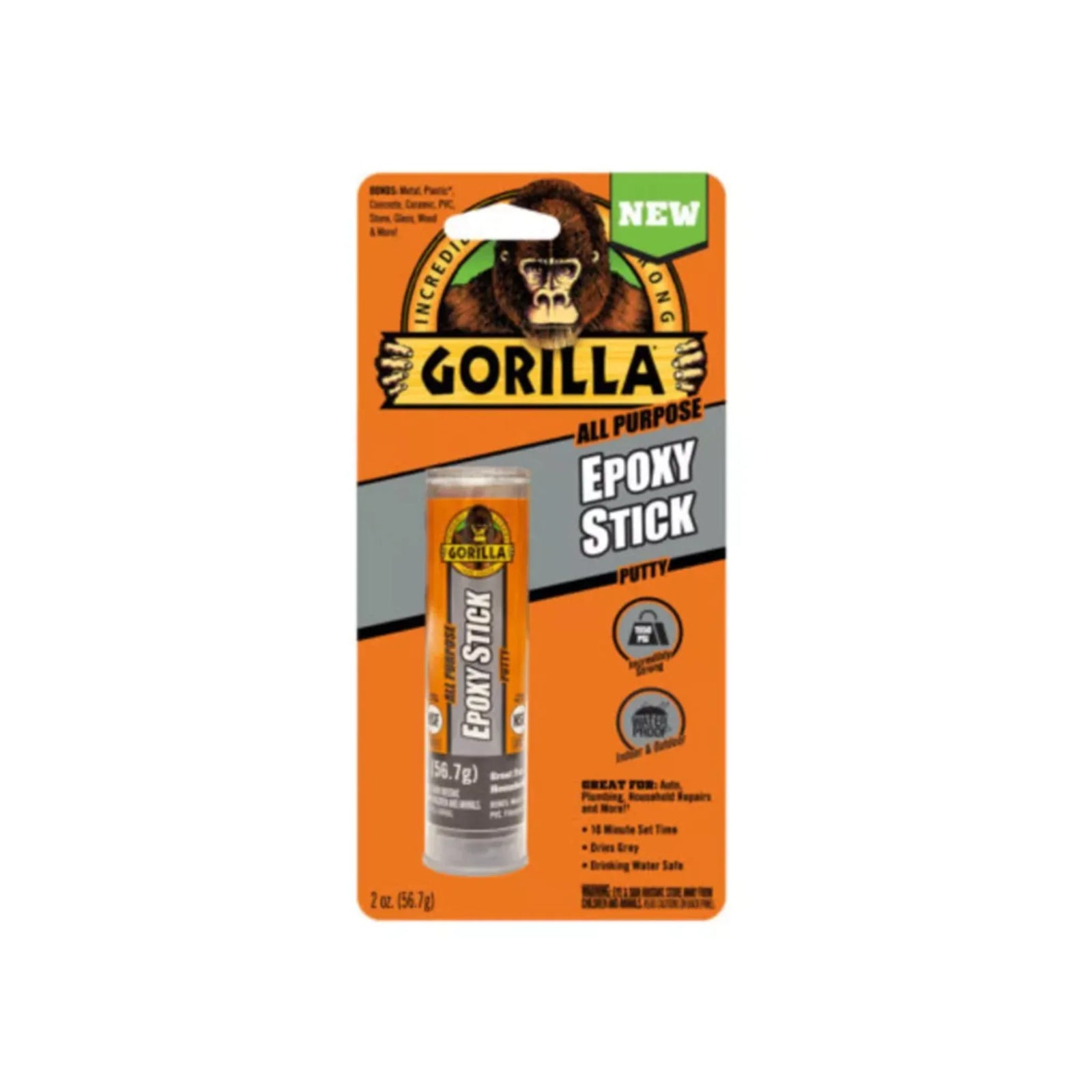 GORILLA Epoxy Putty, Stick Form