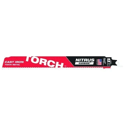 Reciprocating Saw Blades Nitrus Carbide Teeth for Thick Metal, 3 per pack