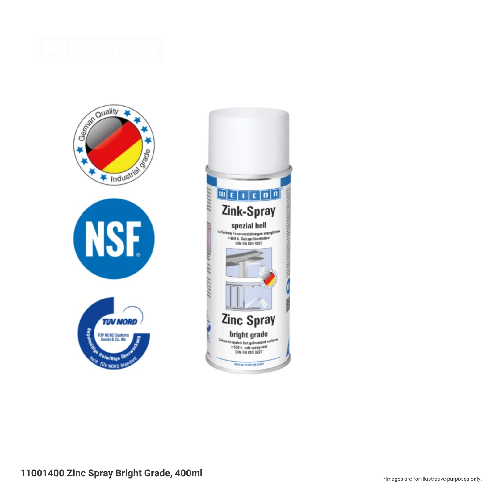 Cold Galvanizing Anticorrosion Sprays, 400ml