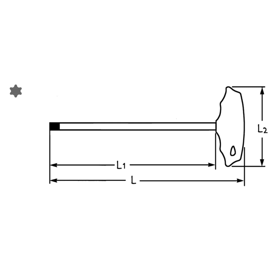 TORX-Screwdriver with T-handle