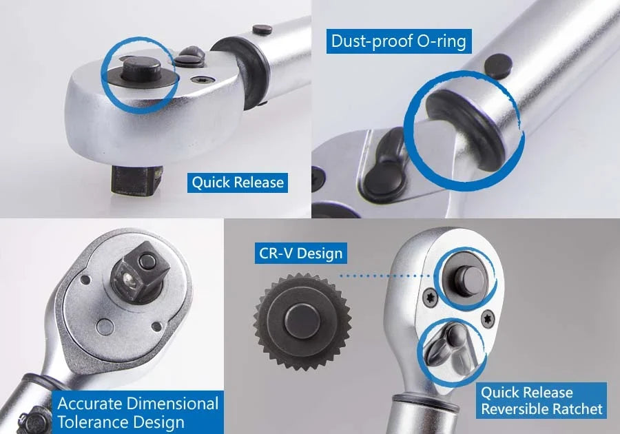 Adjustable Torque Wrench, Dual Scale (Nm/ft lb)