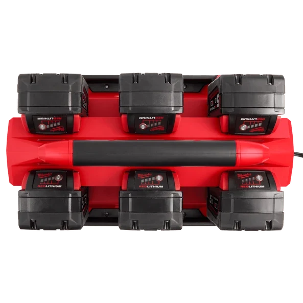 M18 Packout Six Bay Rapid Charger