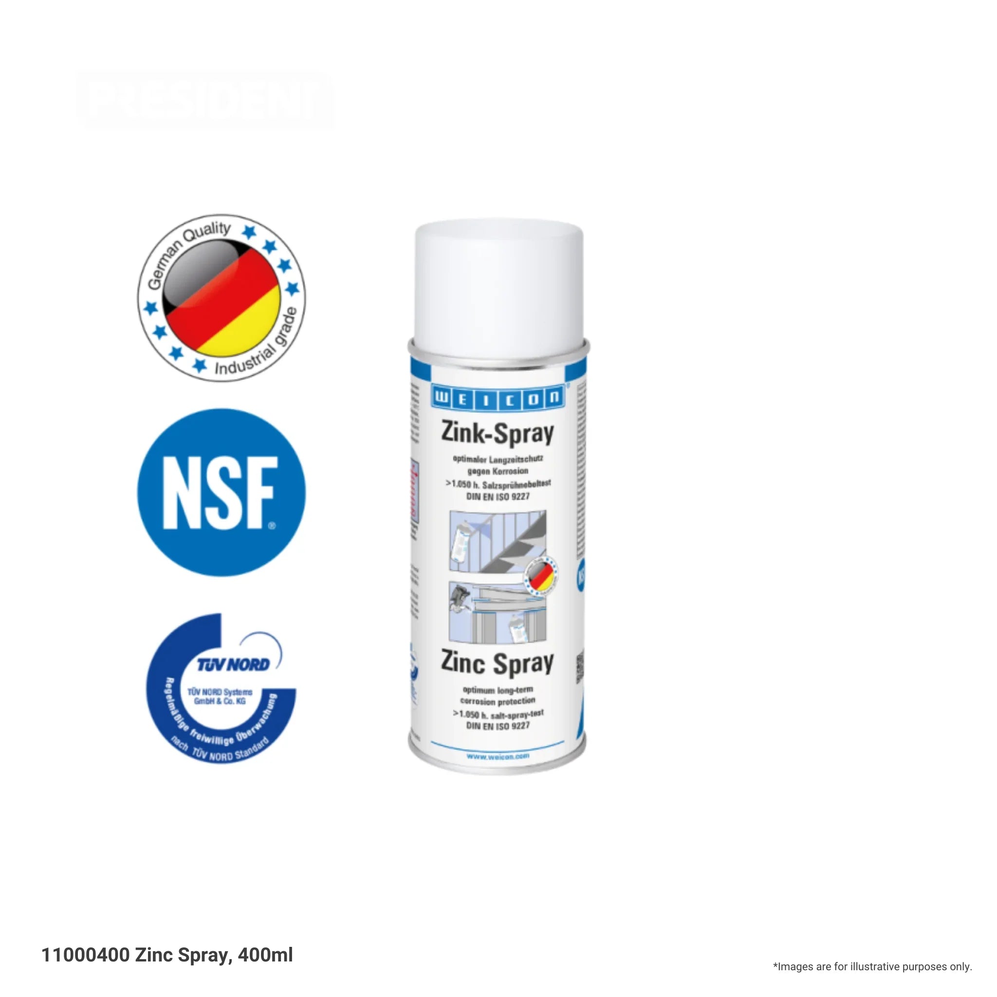 Cold Galvanizing Anticorrosion Sprays, 400ml