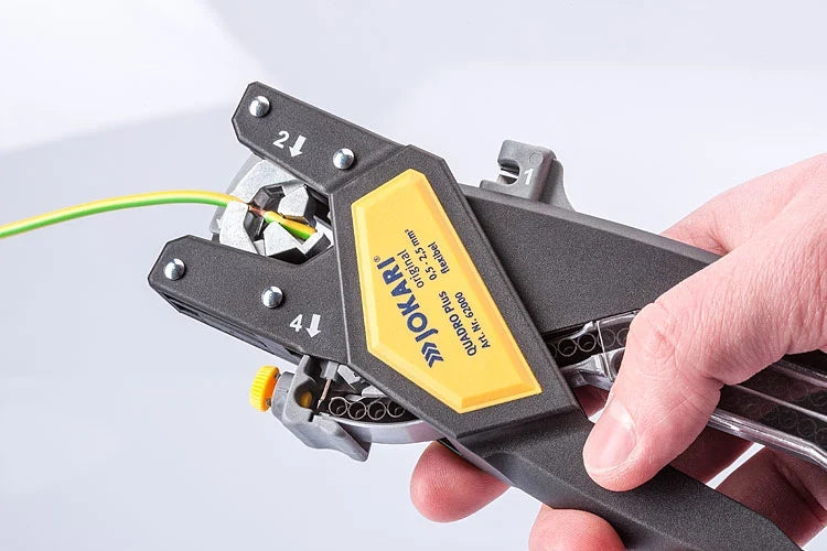 Automatic Wire Crimper with Ferrules