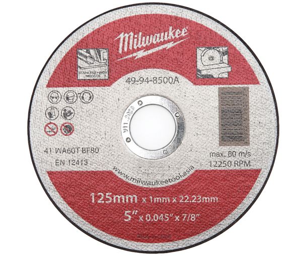 Grinding & Cutting Discs, 4"/5", Pack of 25