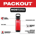 Bouteille en plastique PACKOUT avec bouchon verseur, 1005 ml