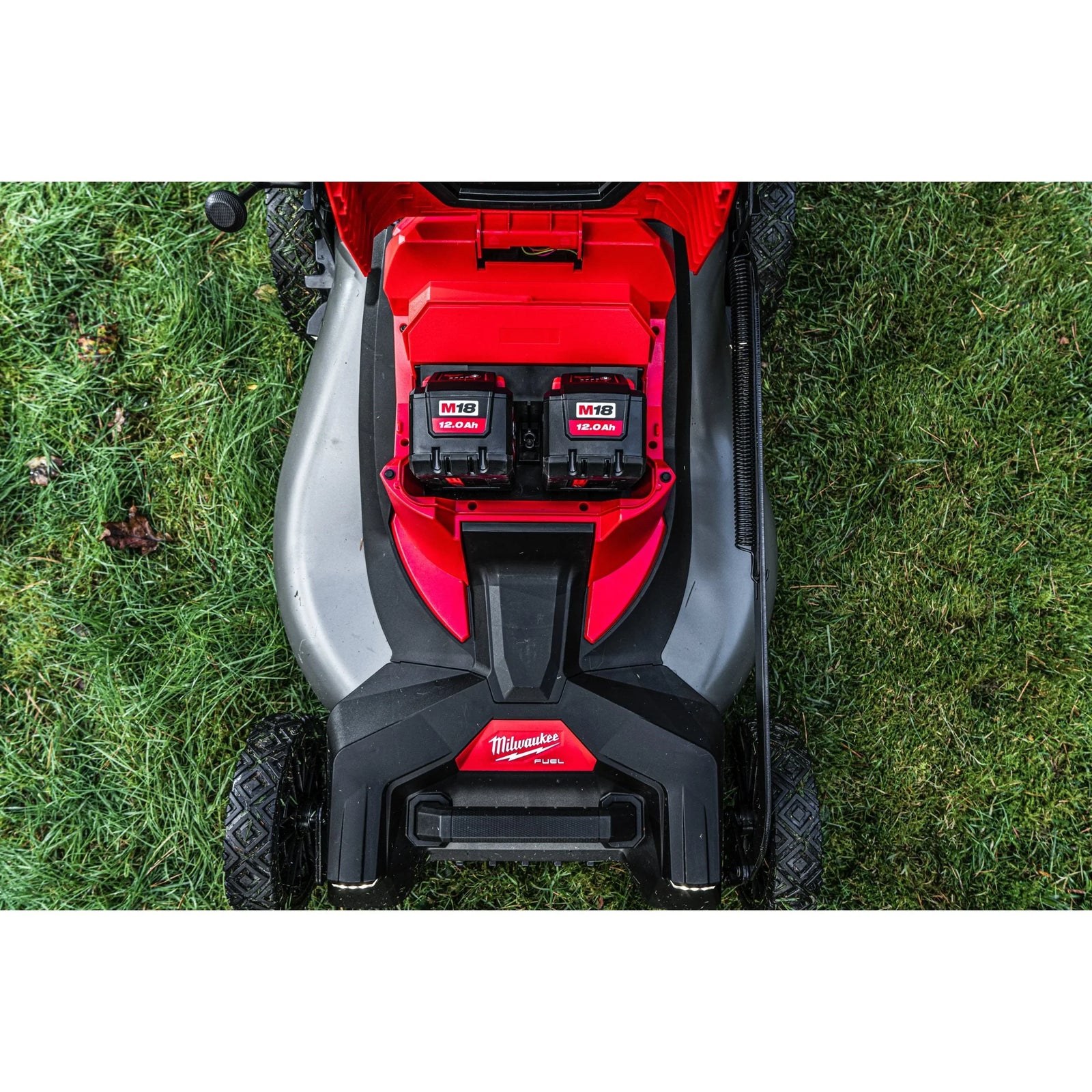 Dual Battery Self-propelled Lawn Mower 21"/53CM, Cordless 18V