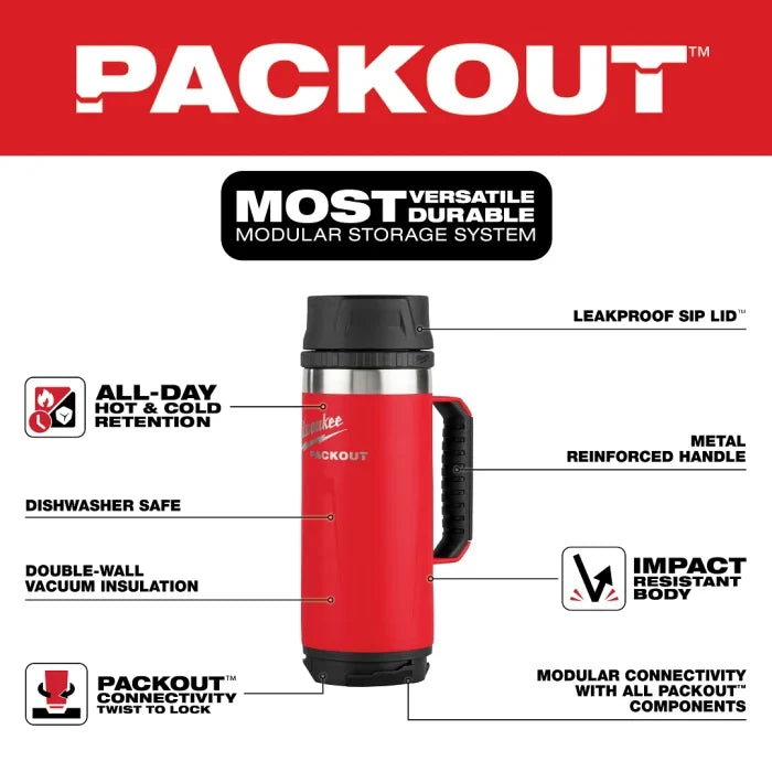 PACKOUT 530ml Insulated Mug with Sip Lid