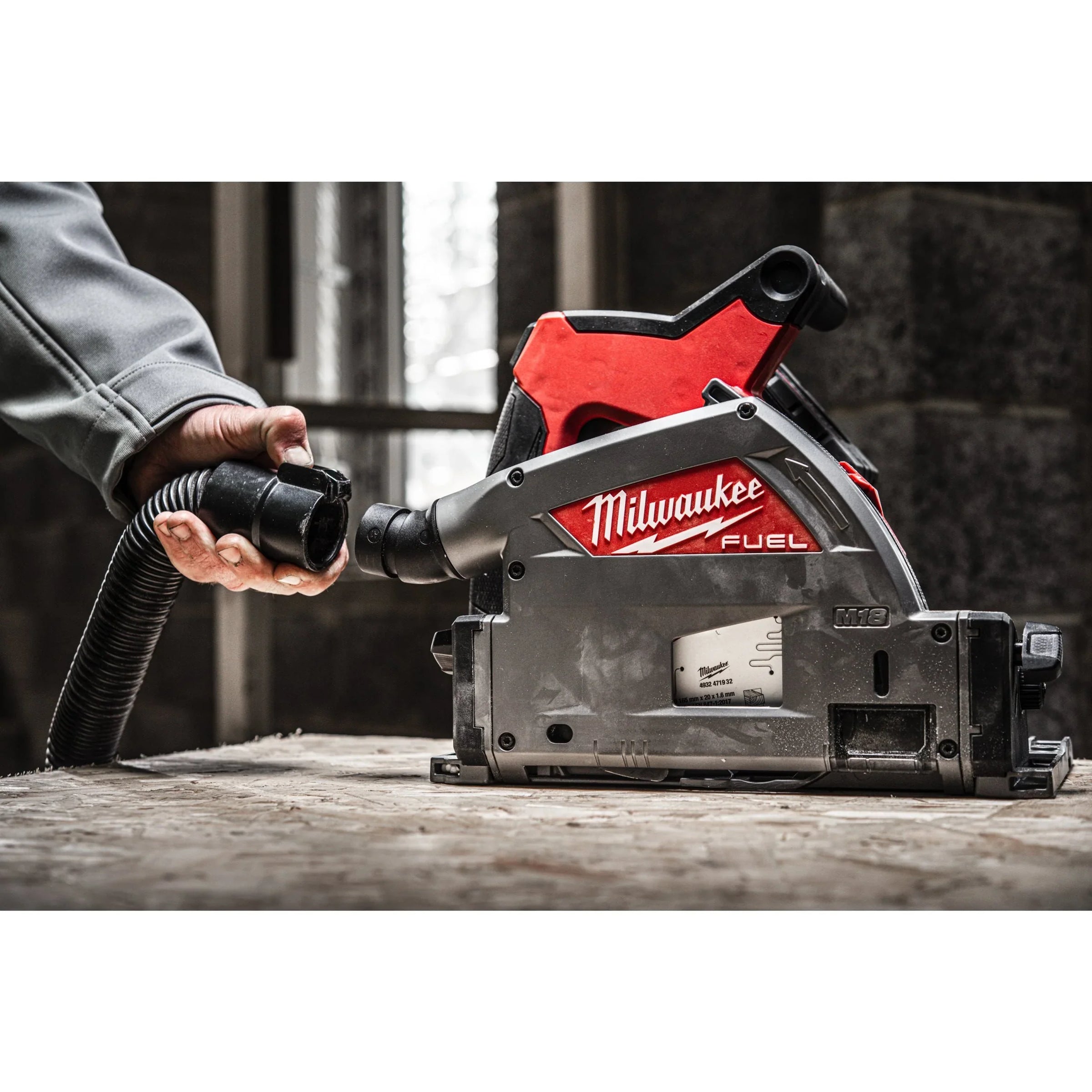 55MM Plunge Track Saw, Cordless 18V