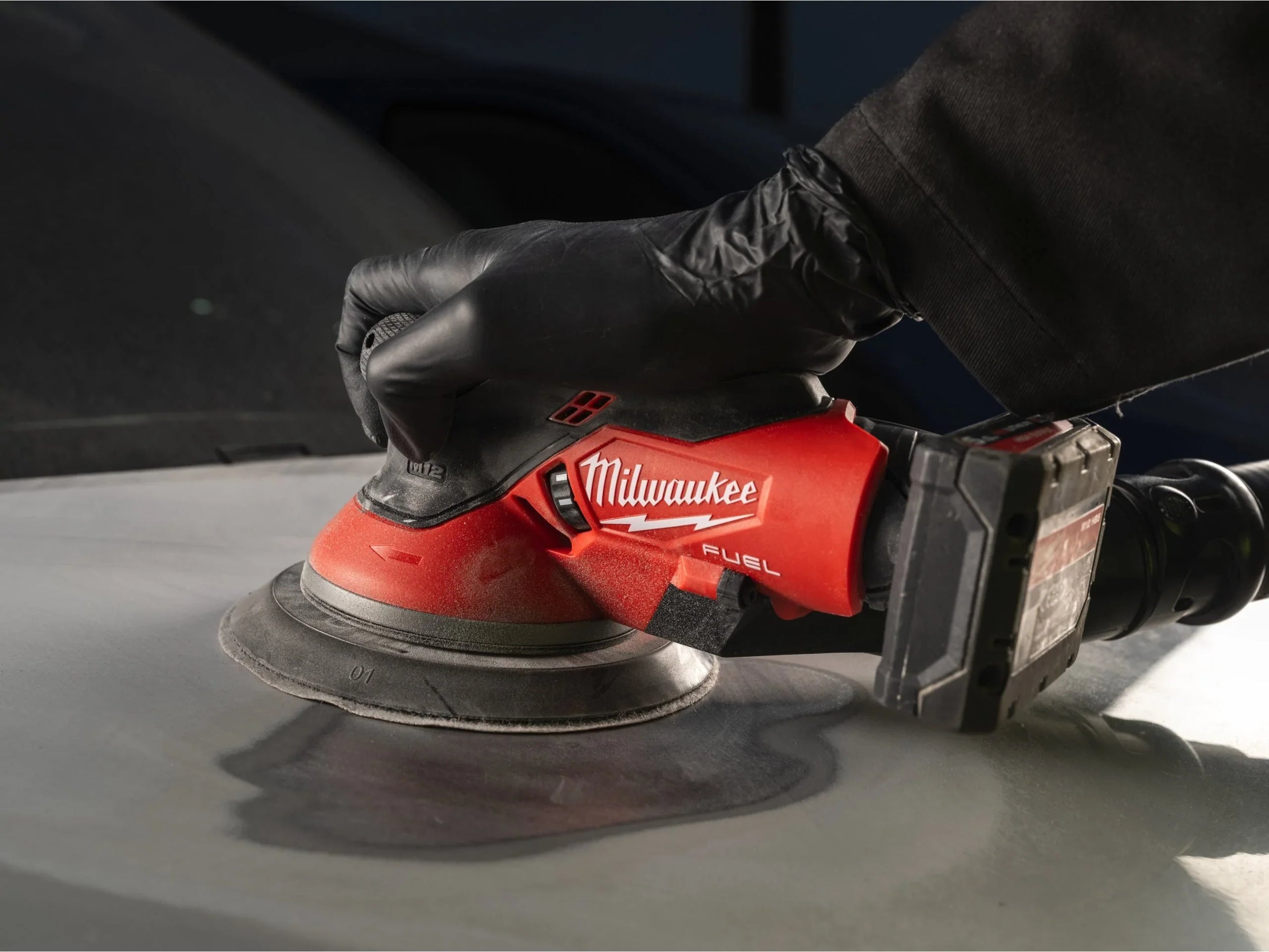 5mm Random Orbital Sander, Cordless 12V